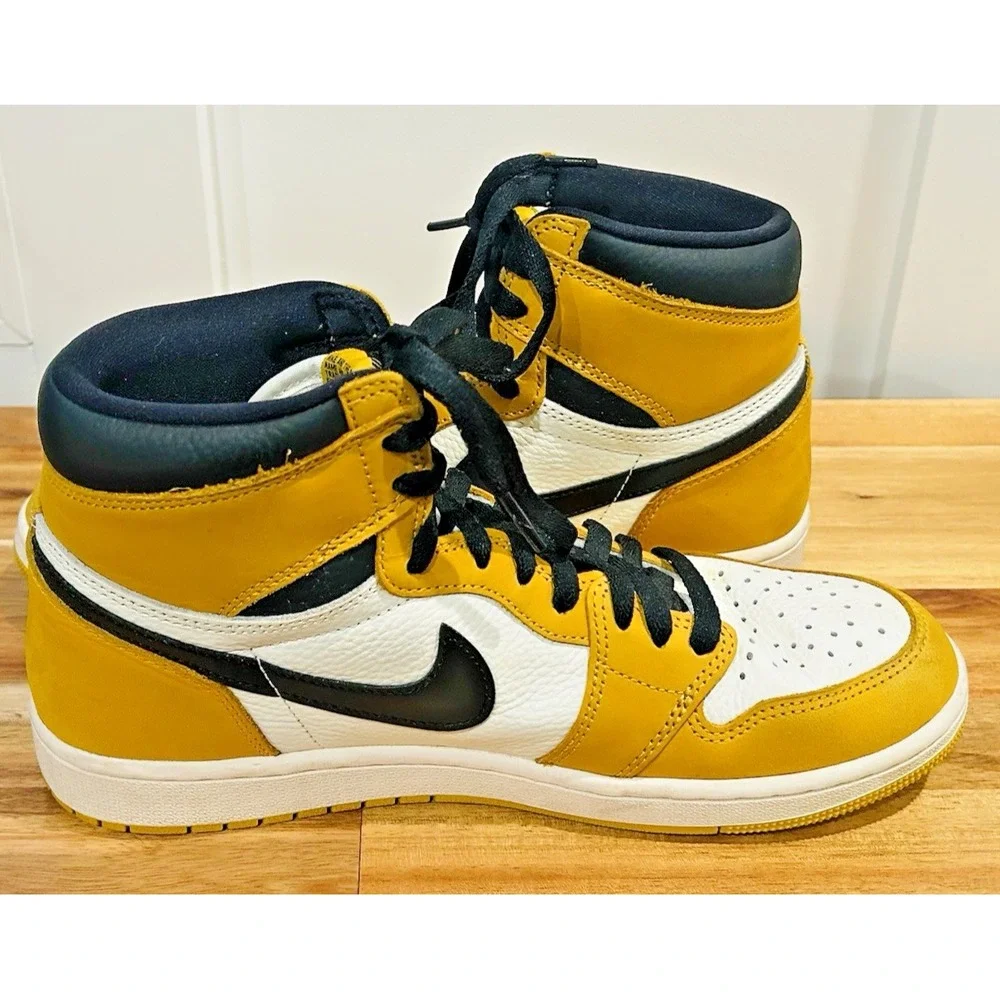 Nike Air Jordan 1 Retro High OG Yellow Ochre Men's Size 9.5 DZ5485-701